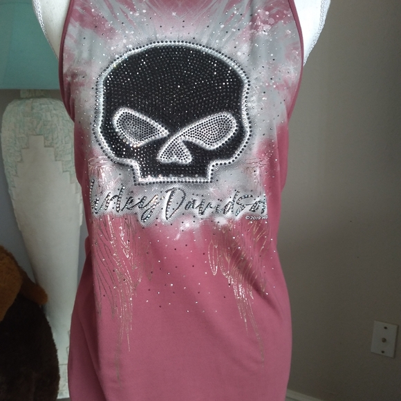 NWOT Harley-Davidson Bling Tank Top. - Picture 2 of 5